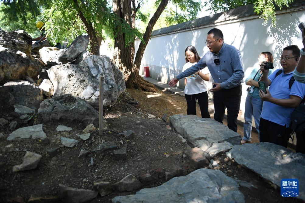 北京圆明园文物_圆明园文渊阁遗址_